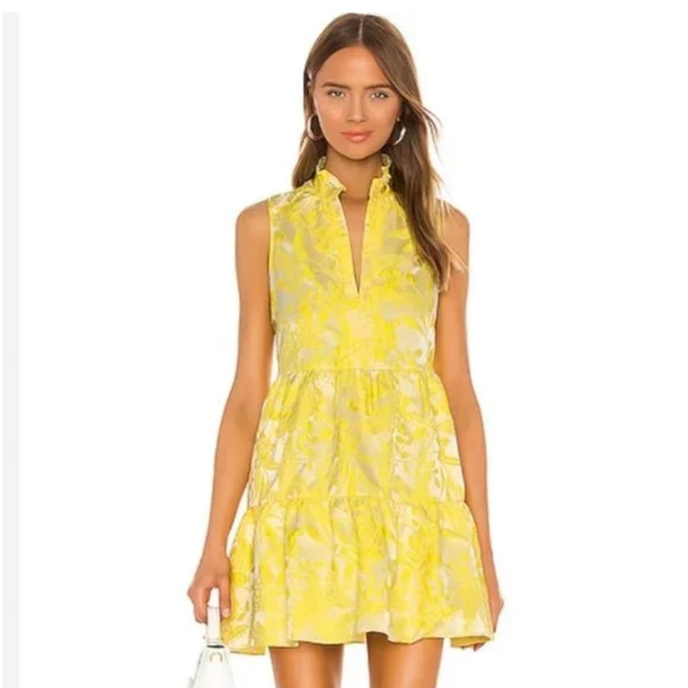 Sleeveless Saffron Dress in Portofino Brocade
Amanda Uprichard